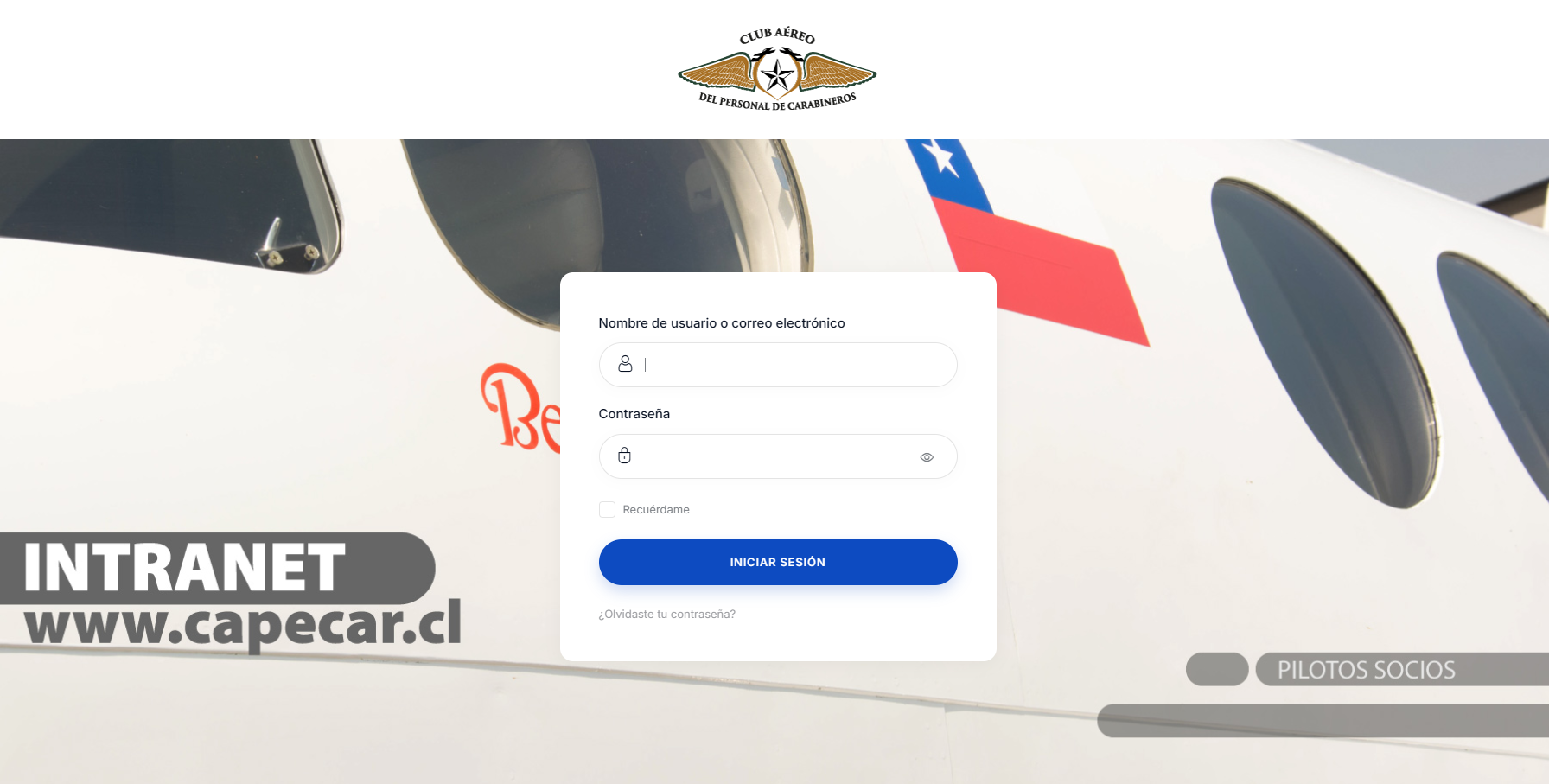 Intranet Pilotos Capecar